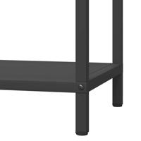 Brandhoutrek 40x25x90 cm koudgewalst staal zwart - thumbnail