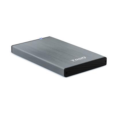 Externe Doos TooQ TQE-2527G 2,5" SATA USB 3.0 Grijs Zwart/Gris 2,5" Externe Doos TooQ TQE-2527G 2,5" SATA USB 3.0 Grijs Zwart/Gris 2,5"