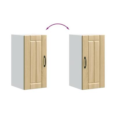 Keukenwandkast Lucca bewerkt hout sonoma eikenkleurig Keukenwandkast Lucca bewerkt hout sonoma eikenkleurig