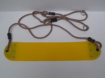 Schommelzitje flexibel 640x140x8 mm pp-touw geel Hermic - Hermic Schommelzitje flexibel 640x140x8 mm pp-touw geel Hermic - Hermic