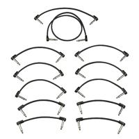 Fender Blockchain Patch Cable Kit zwart medium 12-delig - thumbnail