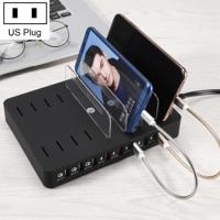 X6S 110W 3 QC 3 0 USB-poorten + 5 USB-poorten Smart Charger met afneembare bezel US-stekker - thumbnail
