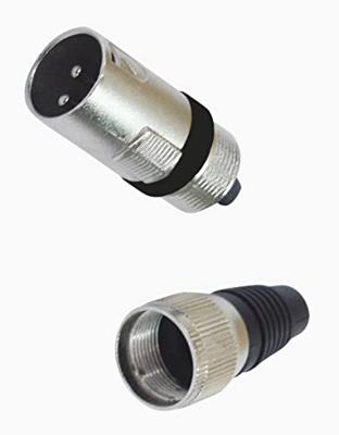 OMNITRONIC XLR plug 3-pin bk 10x - thumbnail