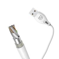 Dudao USB naar Lightning iPhone oplader - Oplaadkabel - Datakabel - 1 Meter - Wit - thumbnail