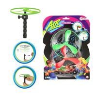 Toi-Toys flying discs air 12 cm groen/rood 3-delig - thumbnail