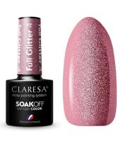 Claresa uv/led gellak 5ml full glitter 4 cool pink - thumbnail