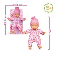 Famosa Nenuco zachte babypop met 3 functies ongeveer 25 cm groot - thumbnail