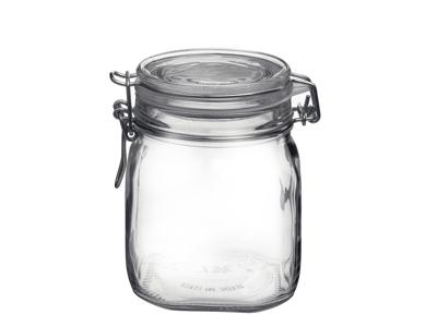 Klempot vierkant 0,75ltr Fido pak a 6 st