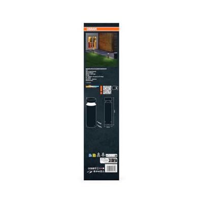 OSRAM HOMELIGHTING ENDURA Style Cylinder 50cm 6W 4099854453106 LED-buitenlamp (wand) 6.00 W Steel