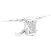 VidaXL Sculptuur zilver 91,5 x 32 x 33 cm aluminium - thumbnail