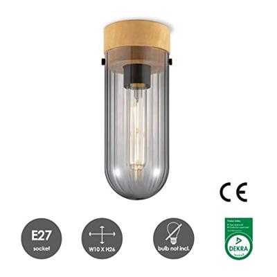 Home sweet home capri plafondlamp klein hout/glas Home sweet home capri plafondlamp klein hout/glas