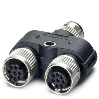 Phoenix Contact 1454969 Sensor/actuator verdeler en adapter M12 Aantal polen (sensoren): 8 Adapter, Y-vorm 5 stuk(s)