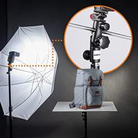 Walimex 17040 Metalen flits- en parapluhouder (voor compacte flitsen en reflex/doorschijnende schermen) - thumbnail