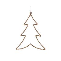 Kerstversiering Lumineo Gouden Metaal 34 x 46 cm - thumbnail