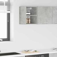 Hangkast Riga Beton Grijs 30 x 29,5 x 40 cm Bewerkt hout - thumbnail