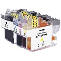 Renkforce Inktcartridge vervangt Brother LC-3219XLBK, LC-3219XLC, LC-3219XLM, LC-3219XLY Compatibel Combipack Zwart, Cyaan, Magenta, Geel RF-5705474 - thumbnail