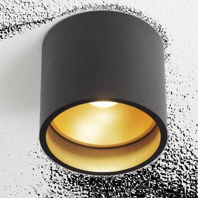 Artdelight Led plafondspotOrleans zwart goud - PL ORLEANS ZW-MG