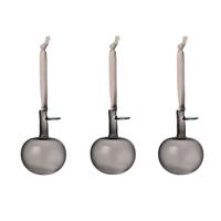 Iittala Glazen Appels grijs 3 stuks - thumbnail