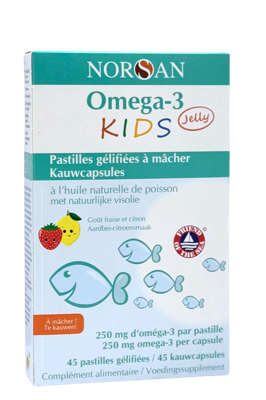 Norsan Omega-3 Kids Jelly Kauwcapsules
