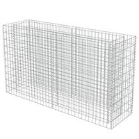 Gabion plantenbak 180x50x100 cm gegalvaniseerd staal - thumbnail