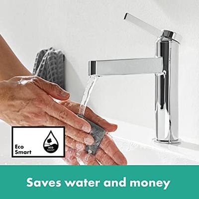 Wastafelmengkraan Finoris HansGrohe Eengreeps 110 CoolStart met PushOpen Waste Chroom - thumbnail