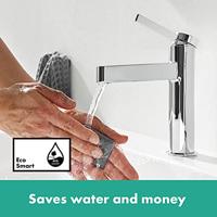 Wastafelmengkraan Finoris HansGrohe Eengreeps 110 CoolStart met PushOpen Waste Chroom - thumbnail