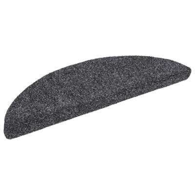 Trapmatten Zelfklevend 20 stuks 56x17x3 cm Donkergrijs Halfrond