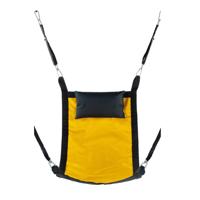 Rectangular canvas sling - 4 points - Full set - Yellow - thumbnail