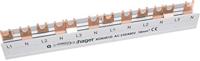 Hager KDN451D Faserail Meerdere kleuren 4-polig 80 A 1 stuk(s) - thumbnail