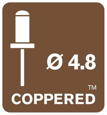 Klinknagels - Rapid - 5001467 - Aluminium - Koper - Ø 4,8x12 mm (50 stuks)