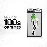 Energizer Power Plus 6LR61 Oplaadbare 9V batterij (blok) NiMH 8.4 V 175 mAh 1 stuk(s) - thumbnail