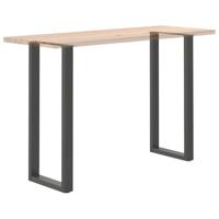 Bartafelpoten 2 st U-vormig 50x(110-111) cm staal antraciet - thumbnail