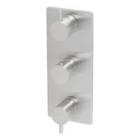 Wiesbaden Caral afbouwdeel therm. 3 weg geb.staal - thumbnail