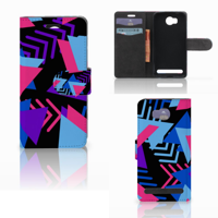 Huawei Y3 2 | Y3 II Bookcase Funky Triangle - thumbnail