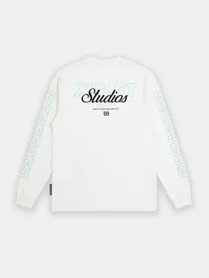 XPLCT Destiny Longsleeve Heren Gebroken Wit - Maat L - Kleur: Gebroken Wit | Soccerfanshop