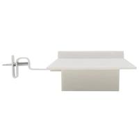VidaXL Led-solarlampen vierkant 12 cm wit 6 st - thumbnail