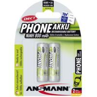 Ansmann DECT maxE HR06 Oplaadbare AA batterij (penlite) NiMH 800 mAh 1.2 V 2 stuk(s) - thumbnail