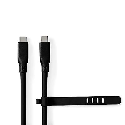 Nedis USB 3.2 Gen 2 20Gbps 240W USB Type-C 1m Zwart Nedis USB 3.2 Gen 2 20Gbps 240W USB Type-C 1m Zwart