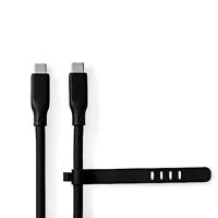 Nedis USB 3.2 Gen 2 20Gbps 240W USB Type-C 1m Zwart - thumbnail