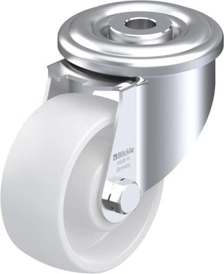 Blickle LER-PO 75R Zwenkwiel Wieldiameter: 75 mm Draagvermogen (max.): 150 kg 1 stuk(s)