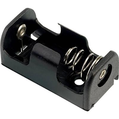 TRU COMPONENTS BH-1/2AA-2P Batterijhouder Aantal cellen: 1 1/2 AA Contactpolen
