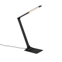 LED Bureaulamp 6.5W - Dimbaar - Aanpasbare Kleur - Mat Zwart Metaal - thumbnail