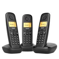 Gigaset A270 Trio DECT Telefoon Zwart - thumbnail