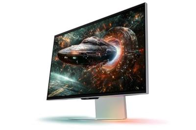 Samsung Odyssey 3D G90XF Gaming-monitor, 4K, 3840 x 2160, 16:9, 165 Hz, 1 ms (GTG), 3D-ervaring zonder bril, IA 3D-video, Odyssey 3D Hub, Mercury Silver, G-Sync compatibel, LS27FG904XUXEN