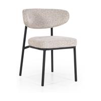 By-Boo Eetkamerstoel 'Jari' kleur Beige - thumbnail