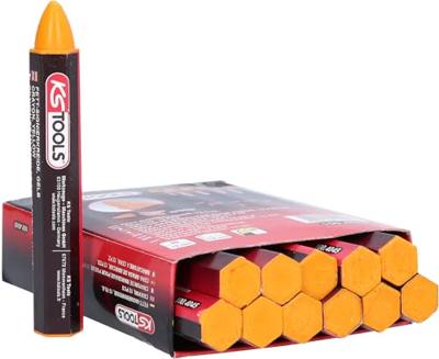 KS Tools 100.4045 Signaalkrijt, geel, verpakking van 12 stuks