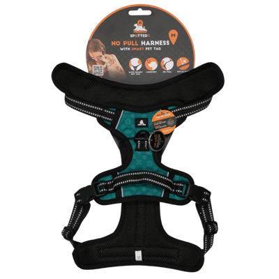 Spotted! Pro No Pull Harnas Groen M