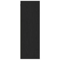 Wand TV-kast 2 pcs Zwart eiken 30.5 x 30 x 90 cm Bewerkt hout - thumbnail