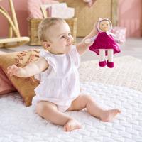 Doudou - COROLLE - Miss Rose Grenadine - 25 cm - vanillegeur - vanaf de geboorte - thumbnail