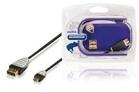 Bandridge BBM60515B02 USB 2.0-OTG-kabel (USB-stekker, 0,2 m) zwart - thumbnail